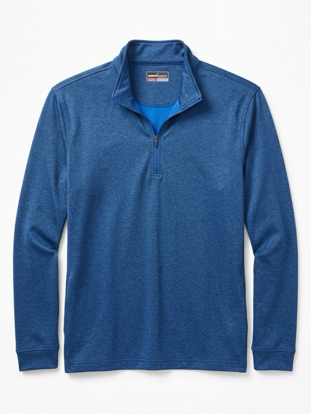 Grand Slam Men's Heathered Blue 1/4 Zip Pullover